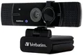 Produktbild: Verbatim Webcam with Dual Microphone, External Camera for Computer or Laptop wit