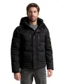 Produktbild: TOM TAILOR Herren 1046971 Pufferjacke mit Abnehmbarer Kapuze, 29999-Black, XL