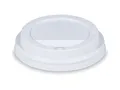 Produktbild: 1000 Deckel für Coffee to Go Becher 300 ml und 400 ml Ø90mm weiß (30100W)