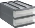 Produktbild: Schubladenbox Systemix Duo M anthrazit 39,5x25,5x20,3 cm