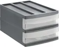 Produktbild: Schubladenbox Systemix Duo M anthrazit 39,5x25,5x20,3 cm