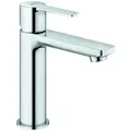 Produktbild: Grohe Lineare Einhand-Waschtischbatterie, S-Size, Push-Open Ablaufgarnitur, Ausladung 128mm, 23106001, Farbe: Chrom