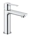 Produktbild: GROHE Lineare, Waschtischarmatur, wassersparend (Wasserhahn für das Bad, Badarmatur mit Pop-Up Ablauf, 18cm hoch, langlebige Oberfläche, einfache Installation am Waschbecken), chrom, 23106001