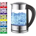 Produktbild: Adler AD 1247 Wasserkocher, 1,7 Liter, 2200 Watt, mit Display und Temperatureinstellung