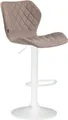 Produktbild: CLP Barhocker Barhocker Cork Stoff weiß