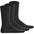 Produktbild: bugatti Herren Socken, 3er Pack - Socks Soft Cotton Uni Basic Grau 43-46