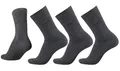 Produktbild: bugatti Basic Mens Socks 3er Pack 6703 620 anthracite anthrazit grau Strumpf Socken, Size:43-46