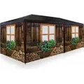 Produktbild: DEUBA Gartenpavillon 3x6m Almhüttendesign - Braun
