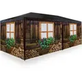 Produktbild: Partyzelt 3x6m Almhütte Apres Ski Oktoberfest Bierzelt Festzelt Pavillon 18qm Weihnachtsmarkt - Deuba