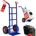 Produktbild: GARDEBRUK® Sackkarre PolyurethanVollgummireifen klappbar 200kg Stahl Schutzblech Schwerlast Garten Umzug Transportkarre Transportwagen Transportro...