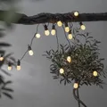 Produktbild: LED Party Lichterkette 16 kleine milchig weiße Kugeln 4,5m outdoor Biergarten