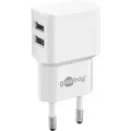 Produktbild: Apple Lightning Dual Ladeset 2,4 A (weiß) - Weiß