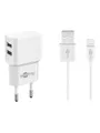 Produktbild: Pro Dual Apple Lightning charger set 2.4 A