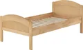 Produktbild: Holzbett mit hoher Sitzkante Seniorenbett Buche natur 90x200 Zubehör wählbar V-60.75-09Rollrost inkl.