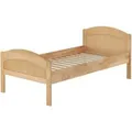 Produktbild: Erst-Holz Seniorenbett Gästebett Einzelbett Buche Massiv 90 x 200 mit Rollrost Modell 75