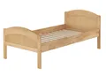 Produktbild: Massivholzbett Seniorenbett Buche 90x200 Bettgestell Rost Einzelbett Gästebett
