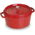 Produktbild: STAUB Bräter mit Deckel La Cocotte 28 cm Gusseisen Rot