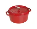 Produktbild: Staub Schmortopf Staub La Cocotte Cocotte, 28 cm Kirsch-Rot rund Gusseisen Kirsch-Rot