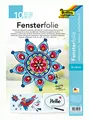 Produktbild: folia 450300 - Fensterfolie farblos, selbsthaftend, ca. 35 x 50 cm, 10 Bogen - ideal als Vorlagebogen für Fensterbilder, Window Color