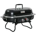Produktbild: Gasgrill 2,34 KW Klappbar BBQ Gartengrill inkl 2 Edelstahl-Brenner Druckminderer