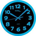 Produktbild: Technoline WT 7420 blau - Quarzwanduhr TL-WT 7420 blau