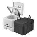 Produktbild: VEVOR Tragbare Toilette Campingtoilette Toilettenstuhl 12L Mobile Toilette