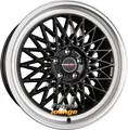 Produktbild: 4 Alufelgen BORBET B Black Rim Polished 7x17 ET38 4x108 17 Zoll