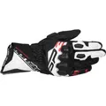 Produktbild: Motorrad Leder Handschuhe XXL - Alpinestars SP-3 - schwarz-weiß-fluorot
