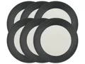 Produktbild: Greengate Geschirr-Set Alice Speiseteller dark grey 26,5 cm Set6, Porzellan