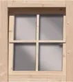 Produktbild: Karibu Dreh-/Kippfenster für 28 mm Häuser naturbelassen