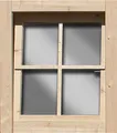 Produktbild: Karibu Fenster für 28 mm Natur Dreh- / Kippfenster
