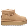 Produktbild: BEARPAW Damen Retro Shorty Boot | Damen Stiefelette | Bequemer Winterstiefel, Eiskaffee Solid, 40 EU