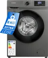 Produktbild: Bomann Waschmaschine 8kg mit max. 1400 U/min | effizienter, leiser und langlebiger Invertermotor | 15 Programmen & Endzweitvorwahl | WA 7185 schwarz