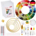 Produktbild: Pllieay Stickerei Set, Kreuzstich Starter kit mit Anleitung, 5