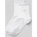 Produktbild: CK Calvin Klein Socken mit Label-Print im 2er-Pack in Weiss, Größe 35-38