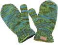 Produktbild: Guru-Shop Strickhandschuhe Handgestrickte Fausthandschuhe, Wollhandschuhe,..