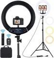 Produktbild: 18 Zoll LED Ringlicht mit Stativständer Dimmbares Makeup Selfie xx3, xx3