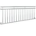 Produktbild: Französischer Balkon Fenstergitter Geländer Edelstahl Stabgeländer 225 x 90 cm