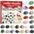 Produktbild: Adventskalender Kristalle 2024 für Kinder mit 24 Natürlichen Edelstein
