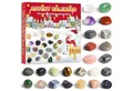 Produktbild: LuxusKollektion Spielzeug-Adventskalender Adventskalender Kristalle 2024 für Kinder mit 24 Natürlichen Edelstein