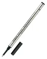 Produktbild: 1x Ersatzmine für Tintenroller, Schreibfarbe schwarz, Strichstärke 0,7 mm, Rollerball-Mine von Online, auch für Faber-Castell, Senator, Schneider, etc., ISO 14145-2, Metallgehäuse, Keramik-Kugel