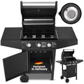 Produktbild: Gasgrill Grillwagen BBQ Grill Grillstation Griller Stahl 3 Brenner Juskys®