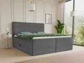Produktbild: Sofnet Boxbett Mollo (mit zwei Bettkästen, Bonell-Matratze und Topper), Doppelbett, Polsterbett mit Kopfteil, Boxspringbett, Cordstoff