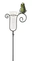 Produktbild: Regenmesser Gartenstecker Frosch Froschkönig H:130 cm Eisen - Deko Niederschlag