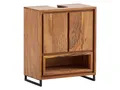 Produktbild: Waschbeckenunterschrank Maddox Holz Akazie Badschrank Unterschrank Badmöbel