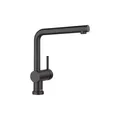 Produktbild: Blanco Linus-S-F Einhebelmischer, Vorfenstermontage, Hochdruck, schwarz matt (52