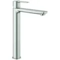 Produktbild: Grohe Lineare Einhand-Waschtischbatterie, XL-Size, für freistehende Waschschüsseln, ohne Ablaufgarnitur, Ausladung 181mm, 23405DC1, Farbe: Supersteel
