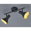 Produktbild: Trio - Decken Leuchte Schlafzimmer Spot Strahler Flur Lampe schwarz gold Reality Leuchten R80162002