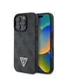 Produktbild: CG MOBILE Guess Leather 4G Triangle Strass Hülle für iPhone 16 Pro Max 6.9