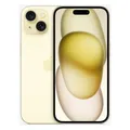Produktbild: Apple iPhone 15 128GB Gelb iOS Smartphone 6,1 Zoll 48 MPix